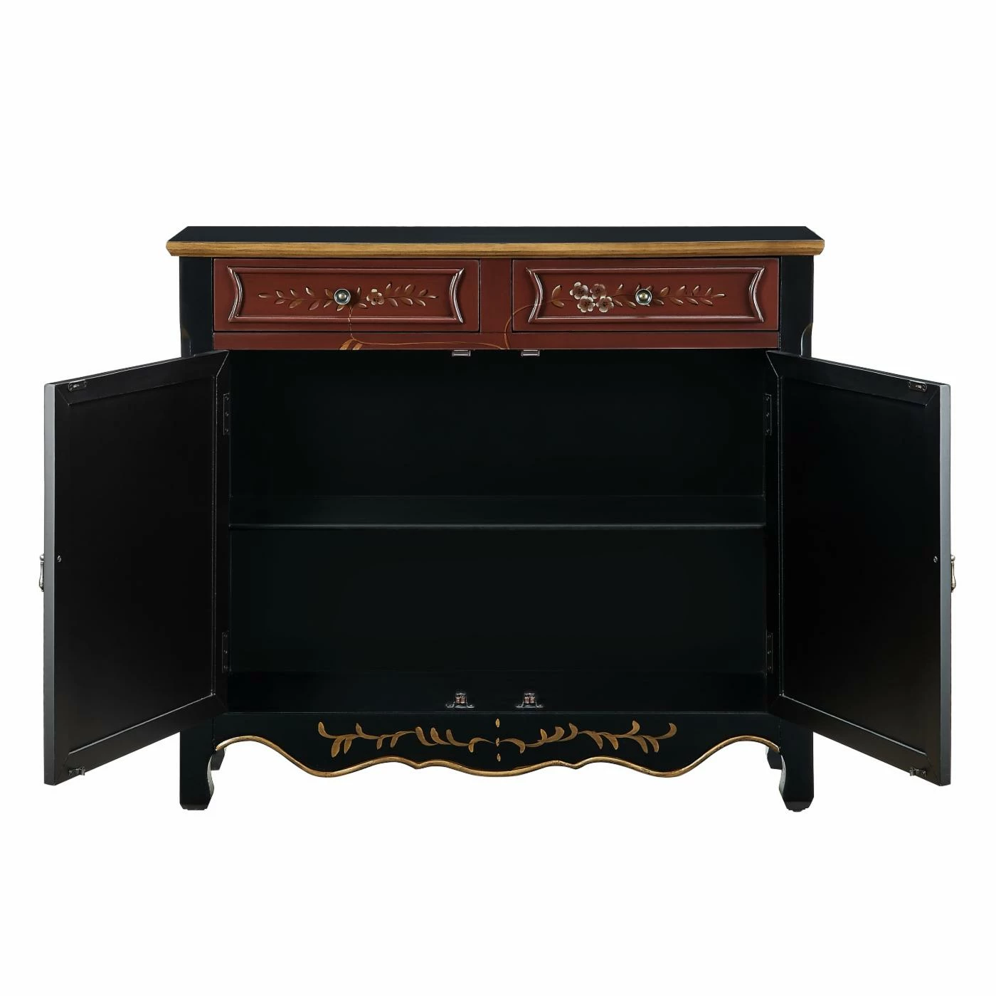 Best Pirce ๐งจ Wood Powell Cillian Console - Red Oriental ๐ - Image 8