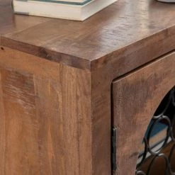 Wholesale ✨ Metal Powell Cabarras 2-Door Console - Brown 🛒 15 Wholesale ✨ Metal Powell Cabarras 2-Door Console - Brown 🛒 -Convenience Concepts Shop detail5LHD2455