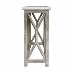 Hot Sale 🔥 Wood Uttermost Catali Ivory Stone Console Table ✨ 15 Hot Sale 🔥 Wood Uttermost Catali Ivory Stone Console Table ✨ -Convenience Concepts Shop detail5UMC8264