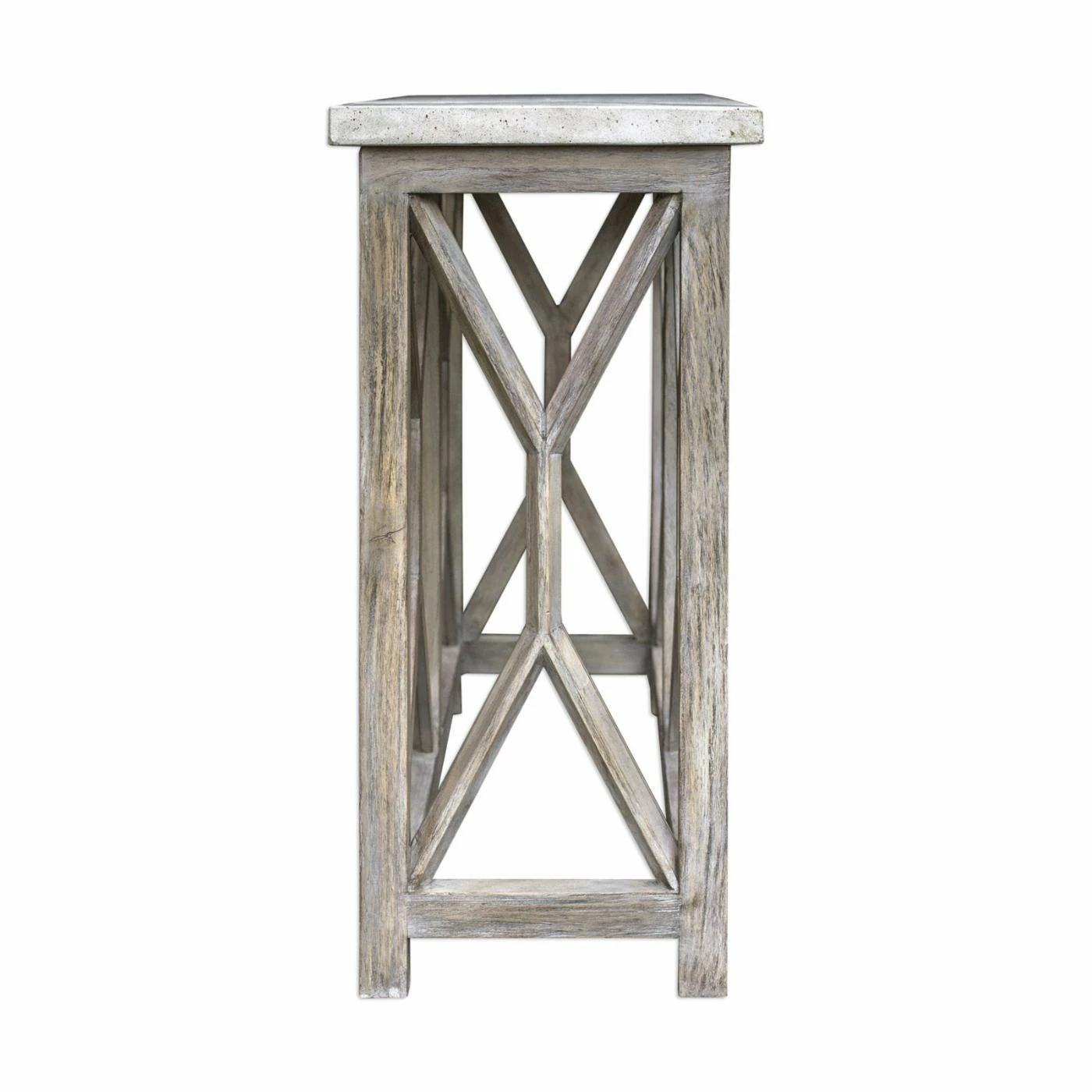 Hot Sale 🔥 Wood Uttermost Catali Ivory Stone Console Table ✨ 8 Hot Sale 🔥 Wood Uttermost Catali Ivory Stone Console Table ✨ - Image 8