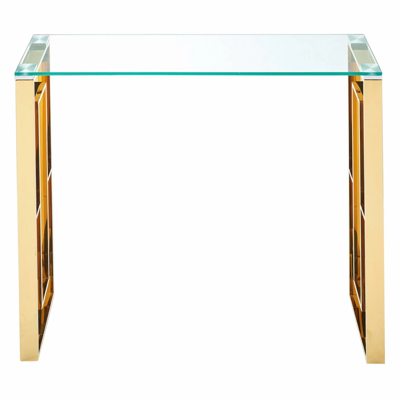 Discount ๐ Metal !nspire Stainless Steel Block Design Console Table โ - Image 8