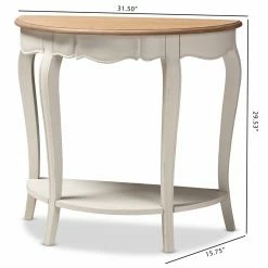Coupon ❤️ Wood Baxton Studio Cordelia Country Cottage Console Table ✨ -Convenience Concepts Shop detail5WSI4009