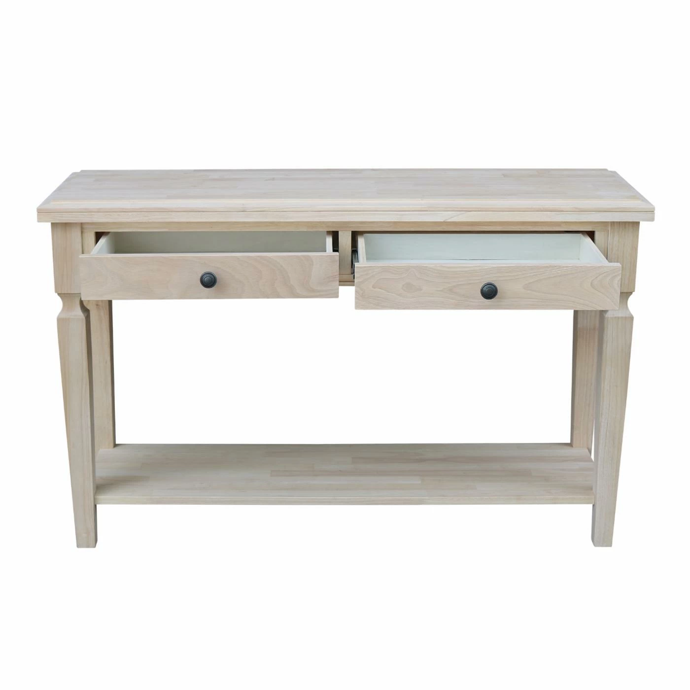 Best Pirce π Wood International Concepts Vista Console/Sofa Table - Unfinished π - Image 7