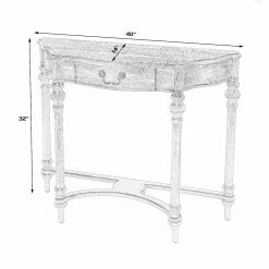 Top 10 โ Butler Specialty Wood Butler Morency Demilune 1 Drawer Console Table - Powder Gray ๐ 17 Top 10 โ Butler Specialty Wood Butler Morency Demilune 1 Drawer Console Table - Powder Gray ๐ -Convenience Concepts Shop detail6BTR3756