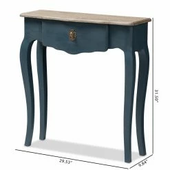 Flash Sale 🛒 Wood Baxton Studio Mazarine Provincial Console Table 🔔 18 Flash Sale 🛒 Wood Baxton Studio Mazarine Provincial Console Table 🔔 -Convenience Concepts Shop detail6WSI3879