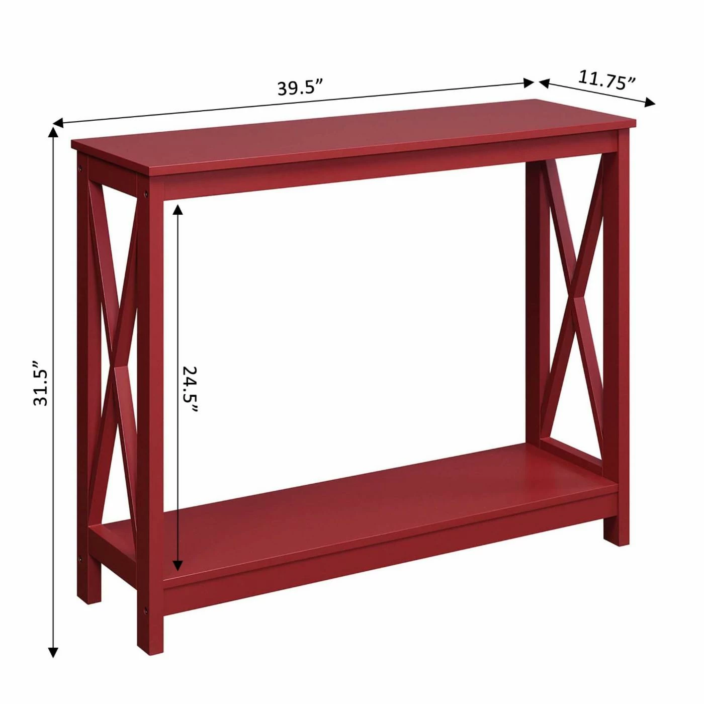 Budget 😉 Wood Convenience Concepts Oxford Rectangle Console Table 👍 10 Budget 😉 Wood Convenience Concepts Oxford Rectangle Console Table 👍 - Image 10