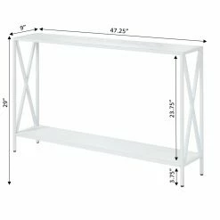 Buy 🤩 Metal Convenience Concepts Tucson Console Table 👍 -Convenience Concepts Shop detail7CONV447