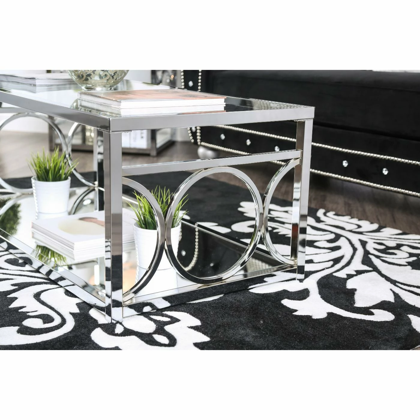 Brand new 👏 Metal Furniture Of America Nadya Circle Accented Sofa Table ⭐ - Image 10