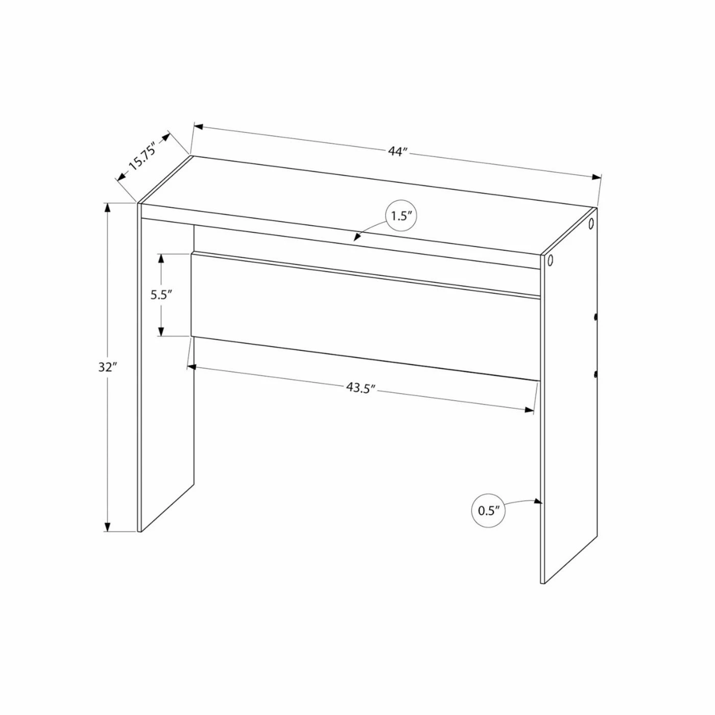 Cheapest π Monarch Specialties Monarch Gray Cement With Tempered Glass Console Table β 2 Cheapest π Monarch Specialties Monarch Gray Cement With Tempered Glass Console Table β - Image 2