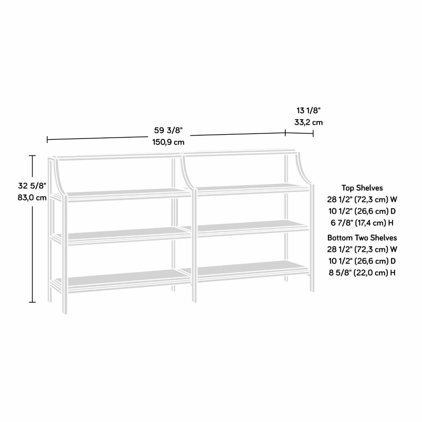 Coupon 🎉 Metal Sauder International Lux Console Table 🎁 - Image 10