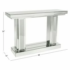Best reviews of 🥰 DecMode Modern Wooden Rectangular Mirrored Console Table 🔔 13 Best reviews of 🥰 DecMode Modern Wooden Rectangular Mirrored Console Table 🔔 -Convenience Concepts Shop detail7UMA10036