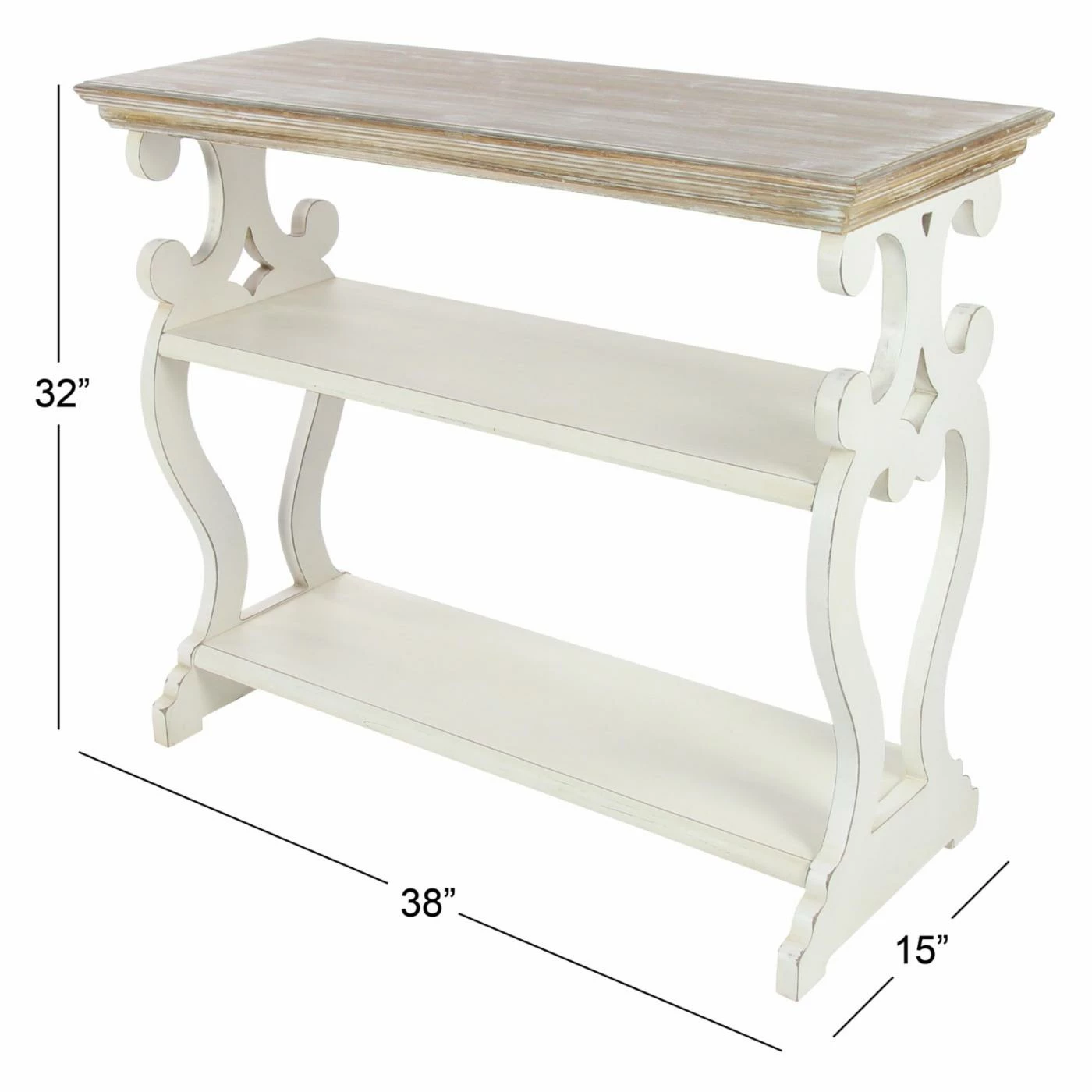 Top 10 π₯ DecMode Wood Decorative Console Table - White π - Image 6