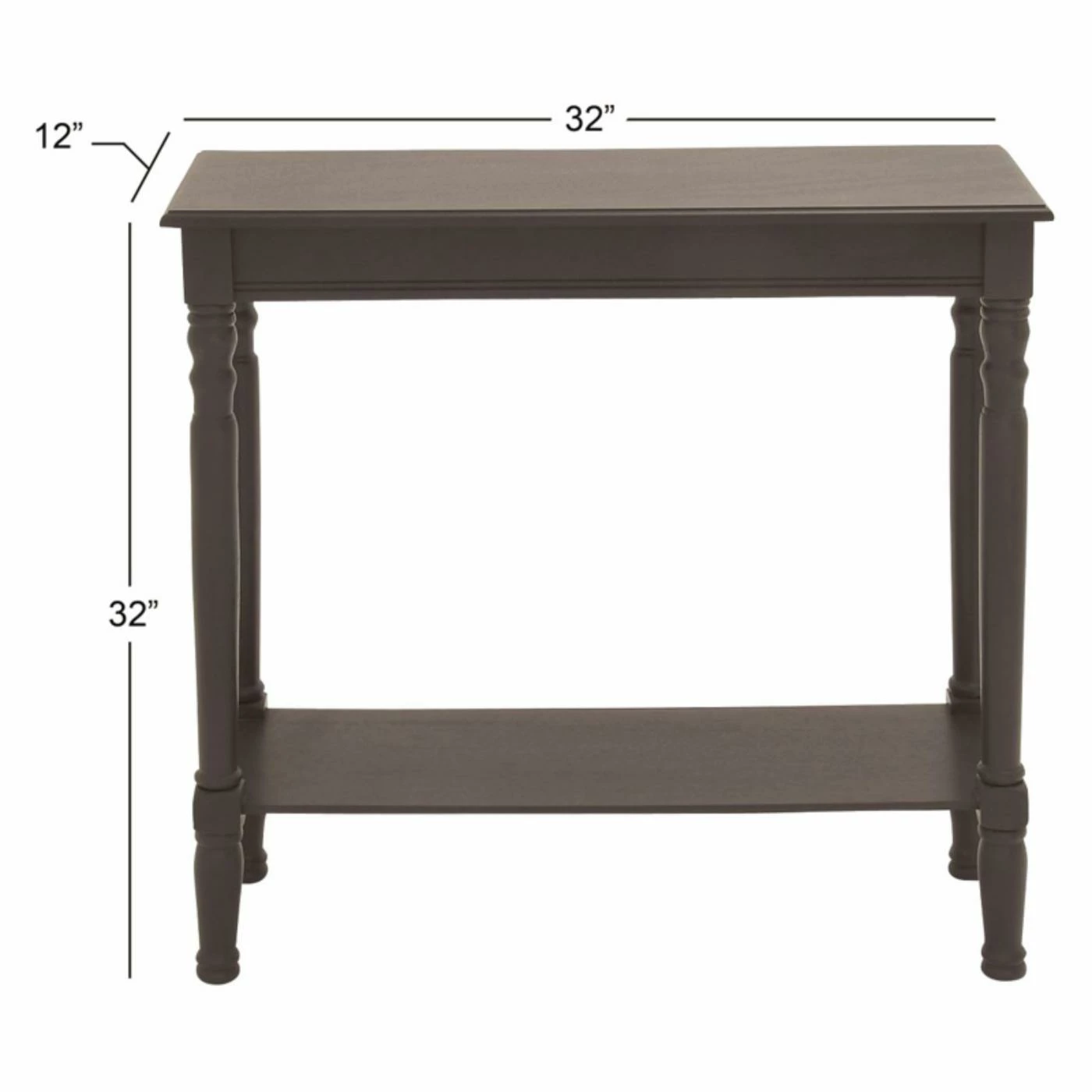 Promo ⌛ DecMode 32 In. Wood Console Table ⌛ - Image 3