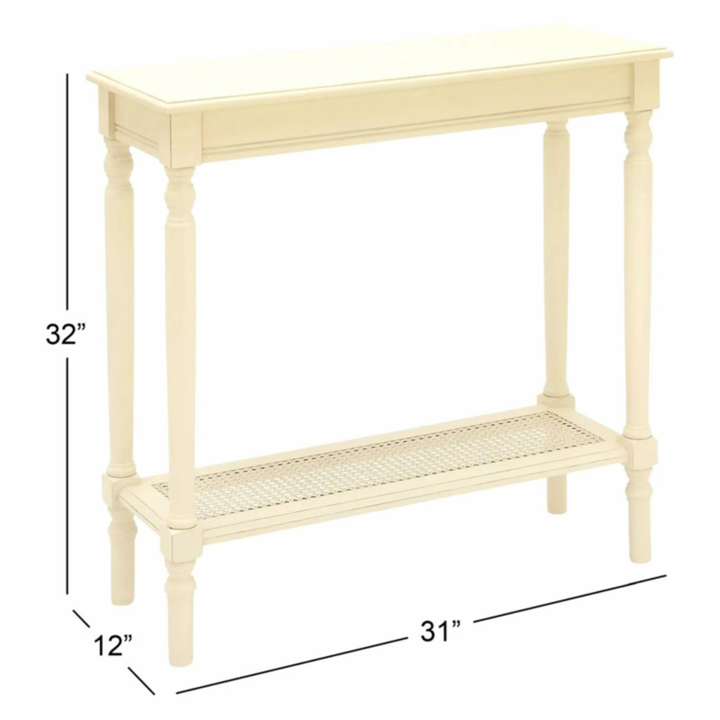 Hot Sale π Wood DecMode Rectangular Console Table With Shelf π₯° - Image 3