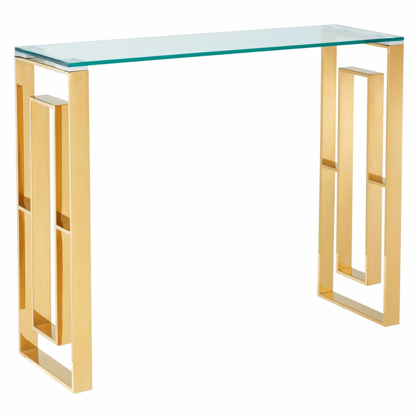 Discount ๐ Metal !nspire Stainless Steel Block Design Console Table โ - Image 10