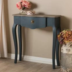 Flash Sale 🛒 Wood Baxton Studio Mazarine Provincial Console Table 🔔 19 Flash Sale 🛒 Wood Baxton Studio Mazarine Provincial Console Table 🔔 -Convenience Concepts Shop detail7WSI3879