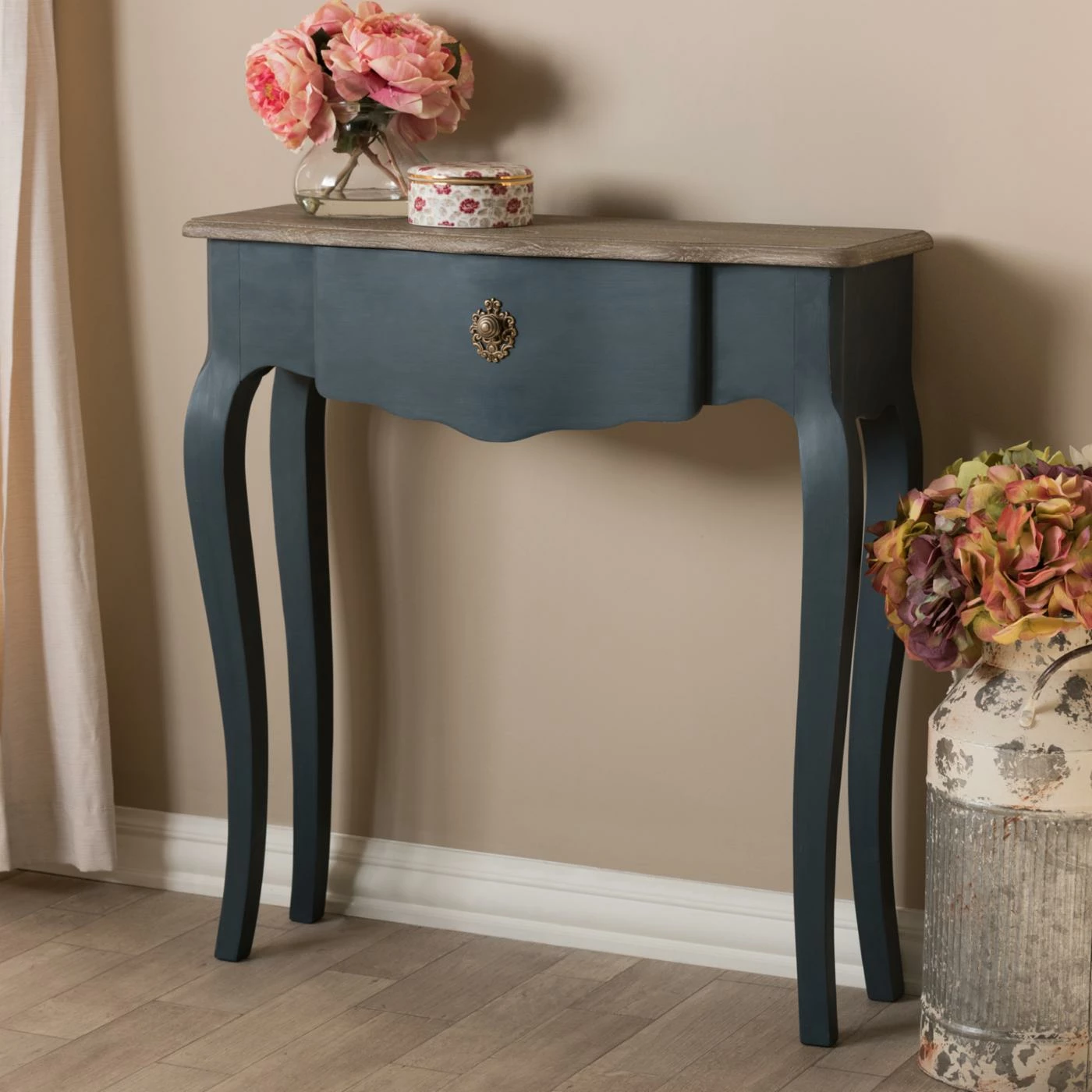 Flash Sale 🛒 Wood Baxton Studio Mazarine Provincial Console Table 🔔 10 Flash Sale 🛒 Wood Baxton Studio Mazarine Provincial Console Table 🔔 - Image 10