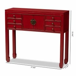 Flash Sale ⭐ Wood Baxton Studio Melodie Classic And Antique 6 Drawer Console Table ⌛ 19 Flash Sale ⭐ Wood Baxton Studio Melodie Classic And Antique 6 Drawer Console Table ⌛ -Convenience Concepts Shop detail7WSI3996