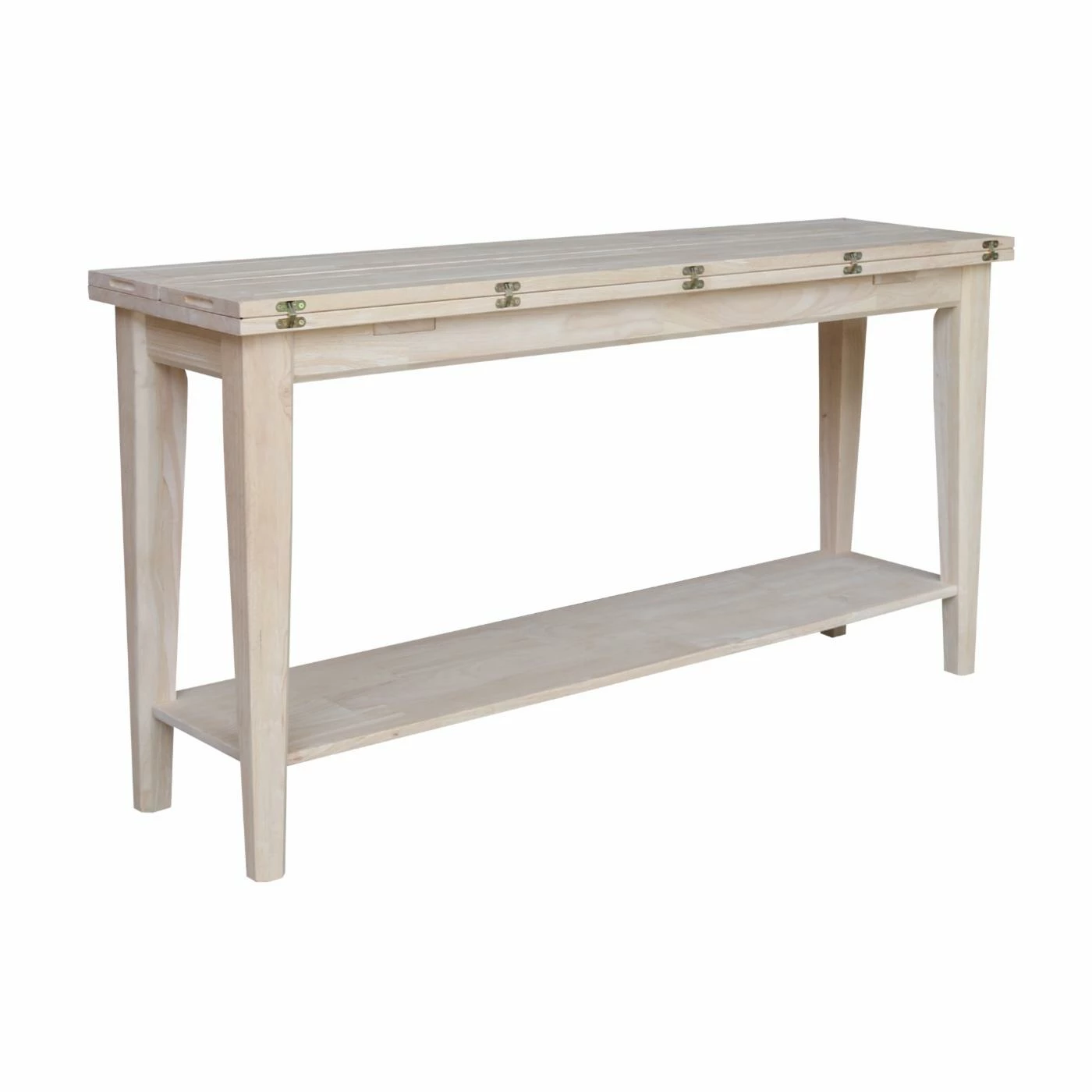 Best Pirce π Wood International Concepts Prevail Flip Open Console/Sofa Table - Unfinished π - Image 9