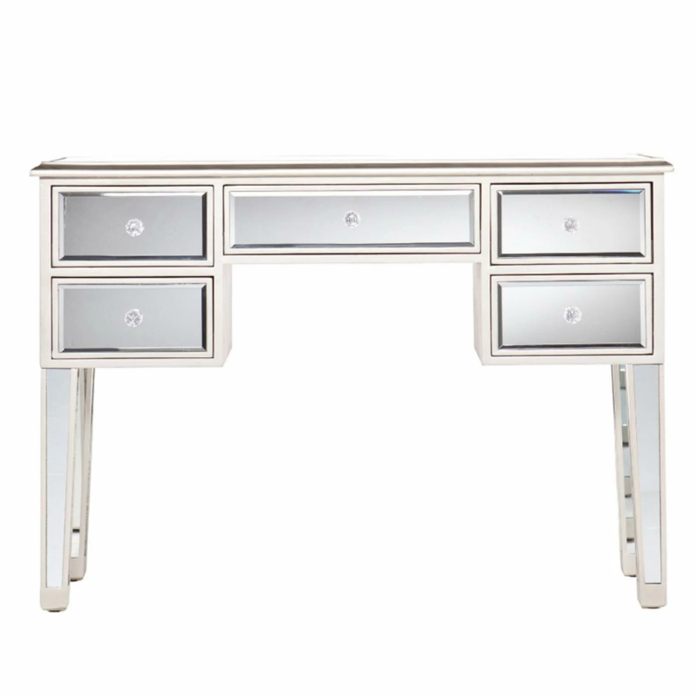 Coupon π Metal Benzara Mirrored Console Table π - Image 3