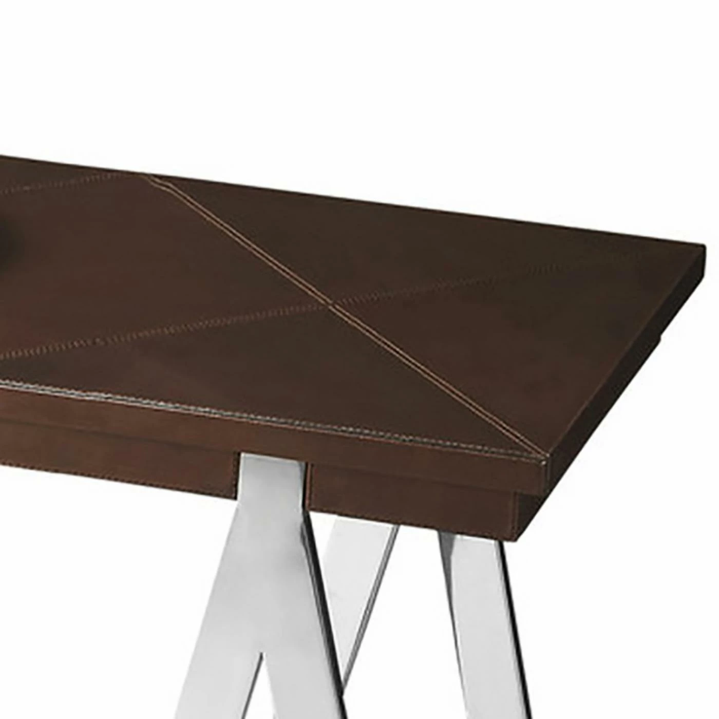 Outlet β€οΈ Butler Specialty Butler Maxim Leather And Metal Console Table π₯° - Image 2