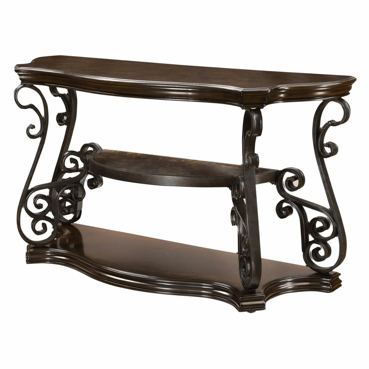 Top 10 ❤️ Metal Coaster Furniture Crescent Sofa Table With 2 Shelves ⌛ - Image 3