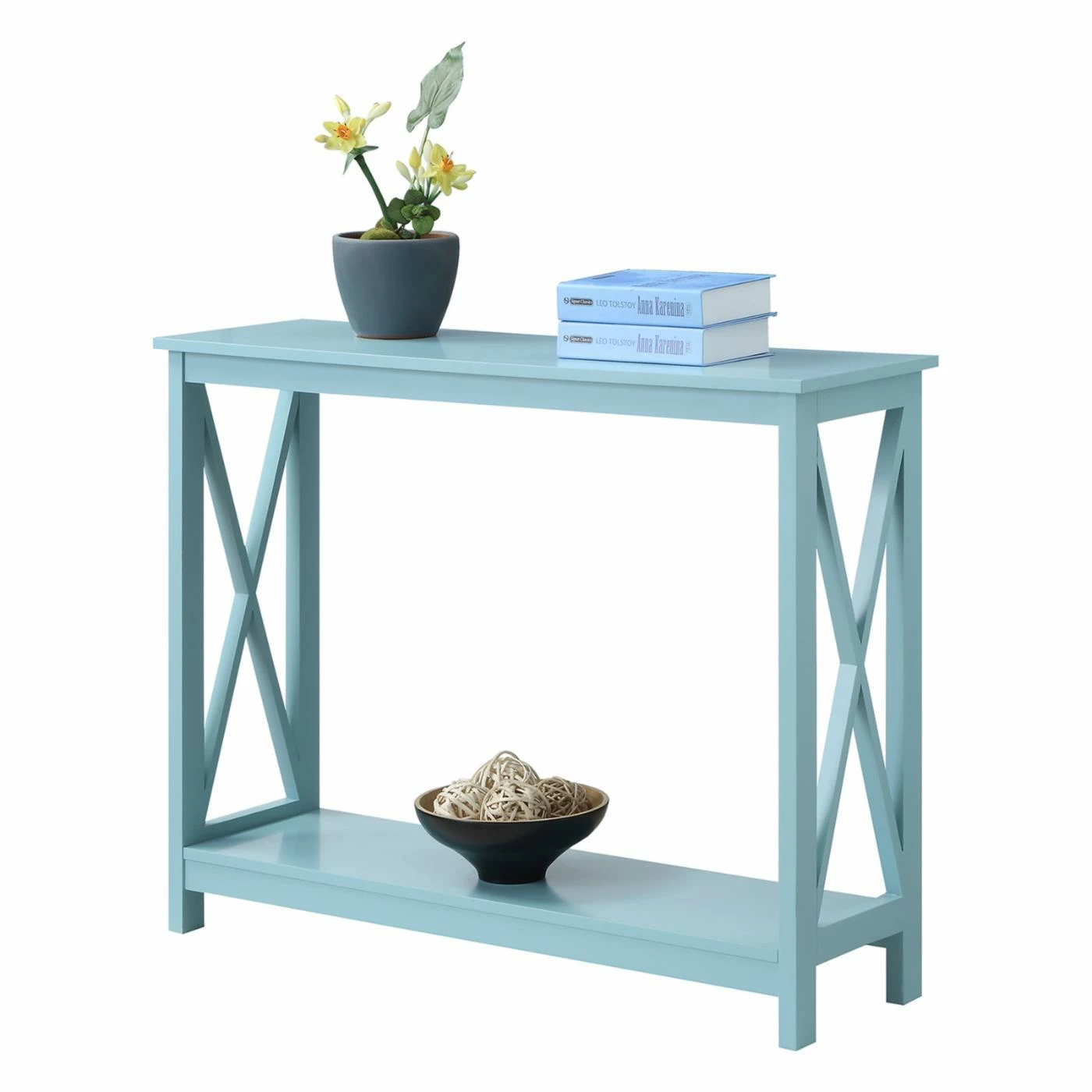 Budget 😉 Wood Convenience Concepts Oxford Rectangle Console Table 👍 3 Budget 😉 Wood Convenience Concepts Oxford Rectangle Console Table 👍 - Image 3