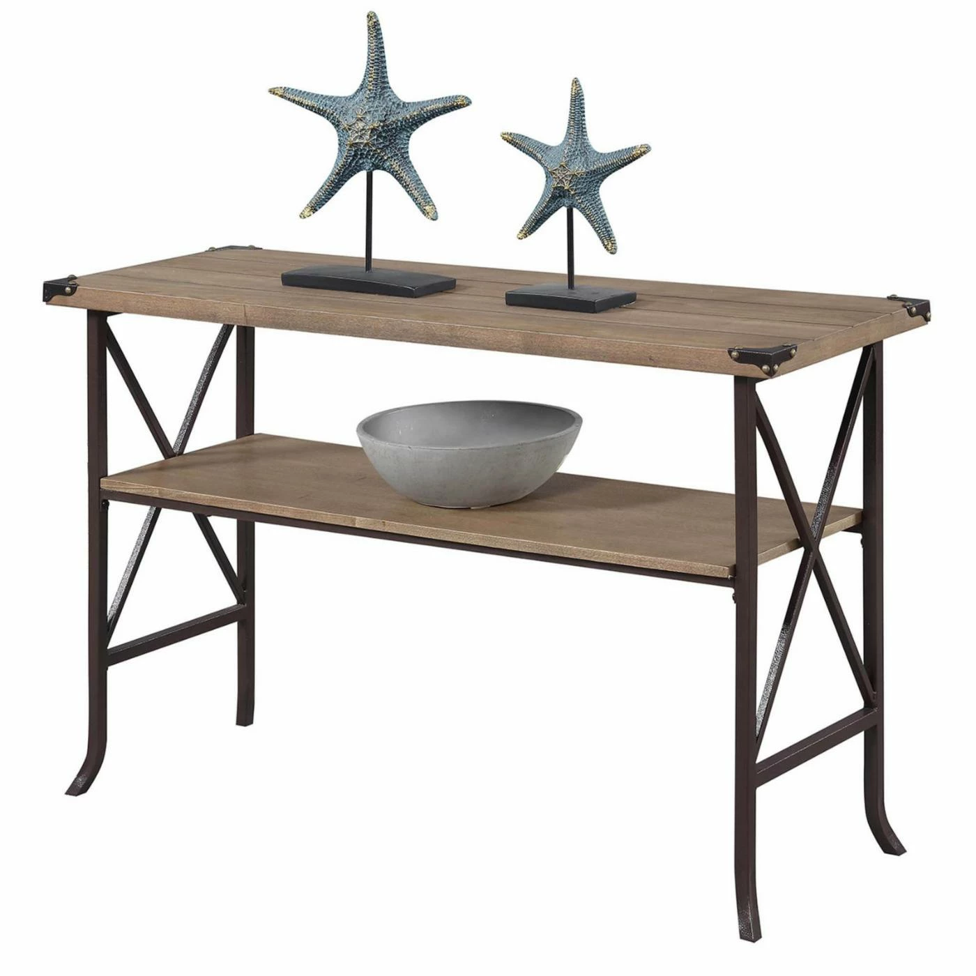 Deals โค๏ธ Metal Convenience Concepts Brookline Console Table ๐ 3 Deals โค๏ธ Metal Convenience Concepts Brookline Console Table ๐ - Image 3