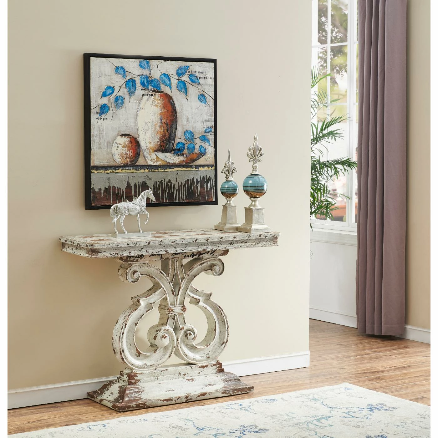 Best deal π Wood Coast To Coast Stafford Aged Console Table π― - Image 3