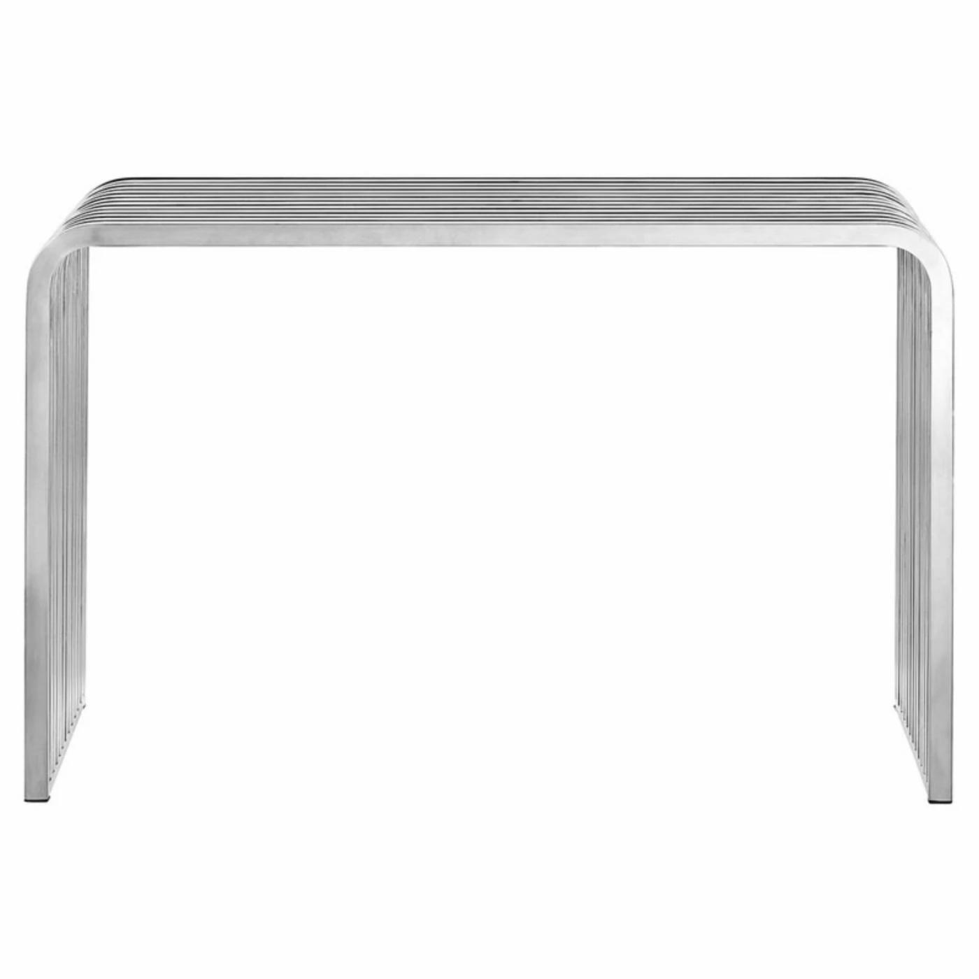 Flash Sale 🤩 Metal Modway Pipe Stainless Steel Console Table ⭐ - Image 3