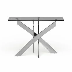 Top 10 ✔️ Metal Furniture Of America Myron Contemporary Style Chrome Base Sofa Table 💯 -Convenience Concepts Shop detailENLB3521