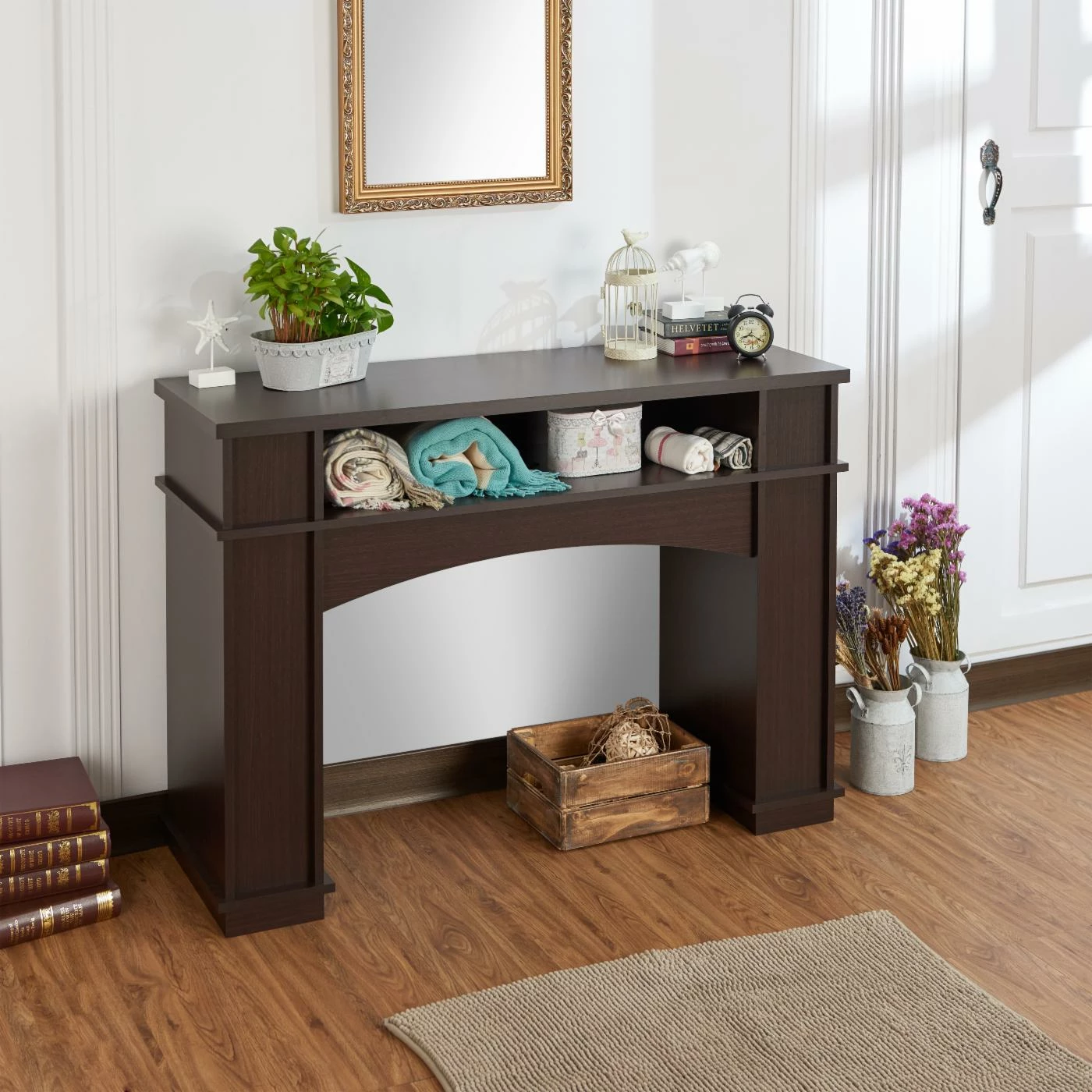 Flash Sale 🎁 Wood Furniture Of America Rosebud Contemporary 1-Shelf Console Table 🤩 3 Flash Sale 🎁 Wood Furniture Of America Rosebud Contemporary 1-Shelf Console Table 🤩 - Image 3
