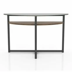 New 💯 Metal Furniture Of America Garding Black And Brown 1-Shelf Sofa Table 🌟 6 New 💯 Metal Furniture Of America Garding Black And Brown 1-Shelf Sofa Table 🌟 -Convenience Concepts Shop detailENLB5470