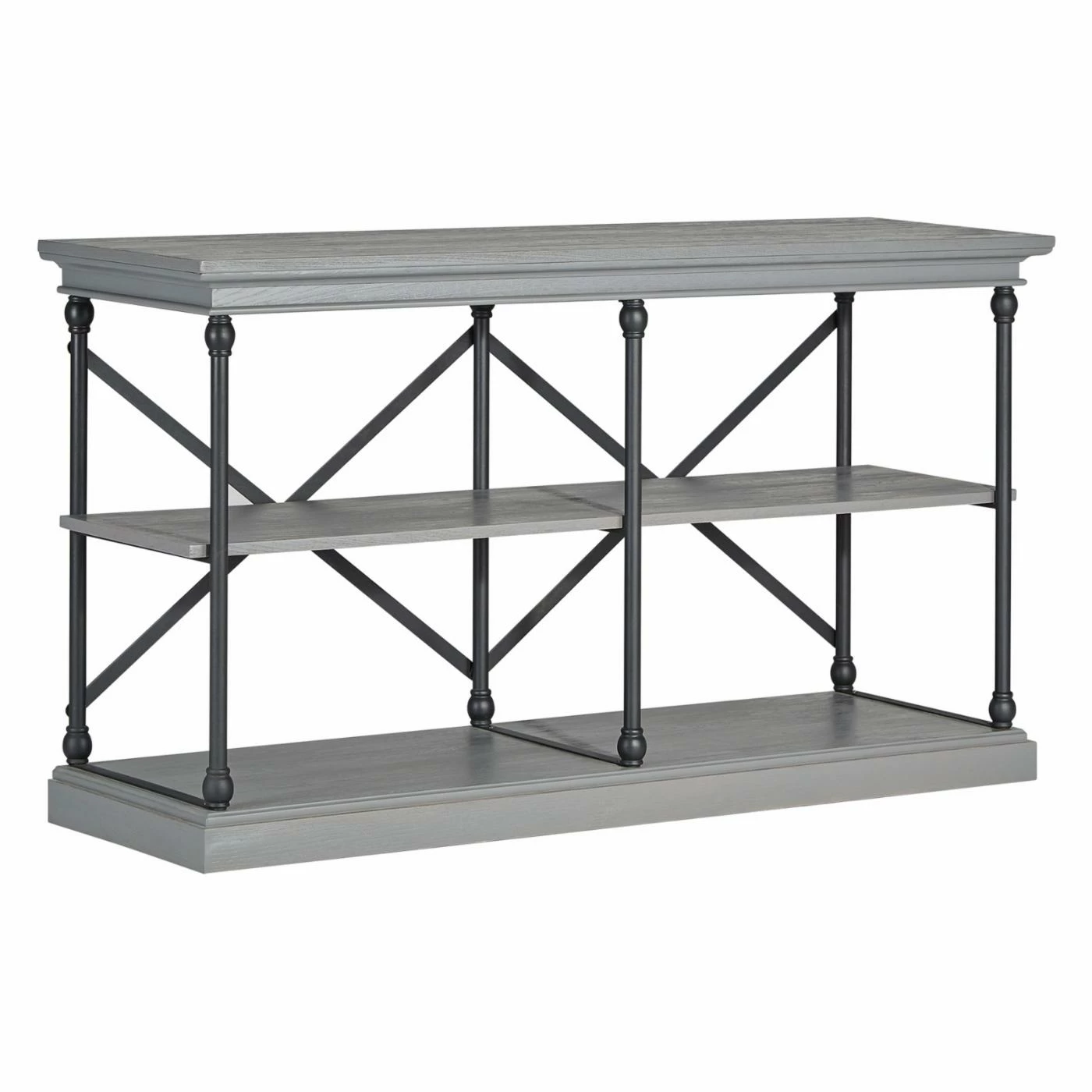 Deals π Metal Weston Home X-Back Sofa Table With Shelf β - Image 3