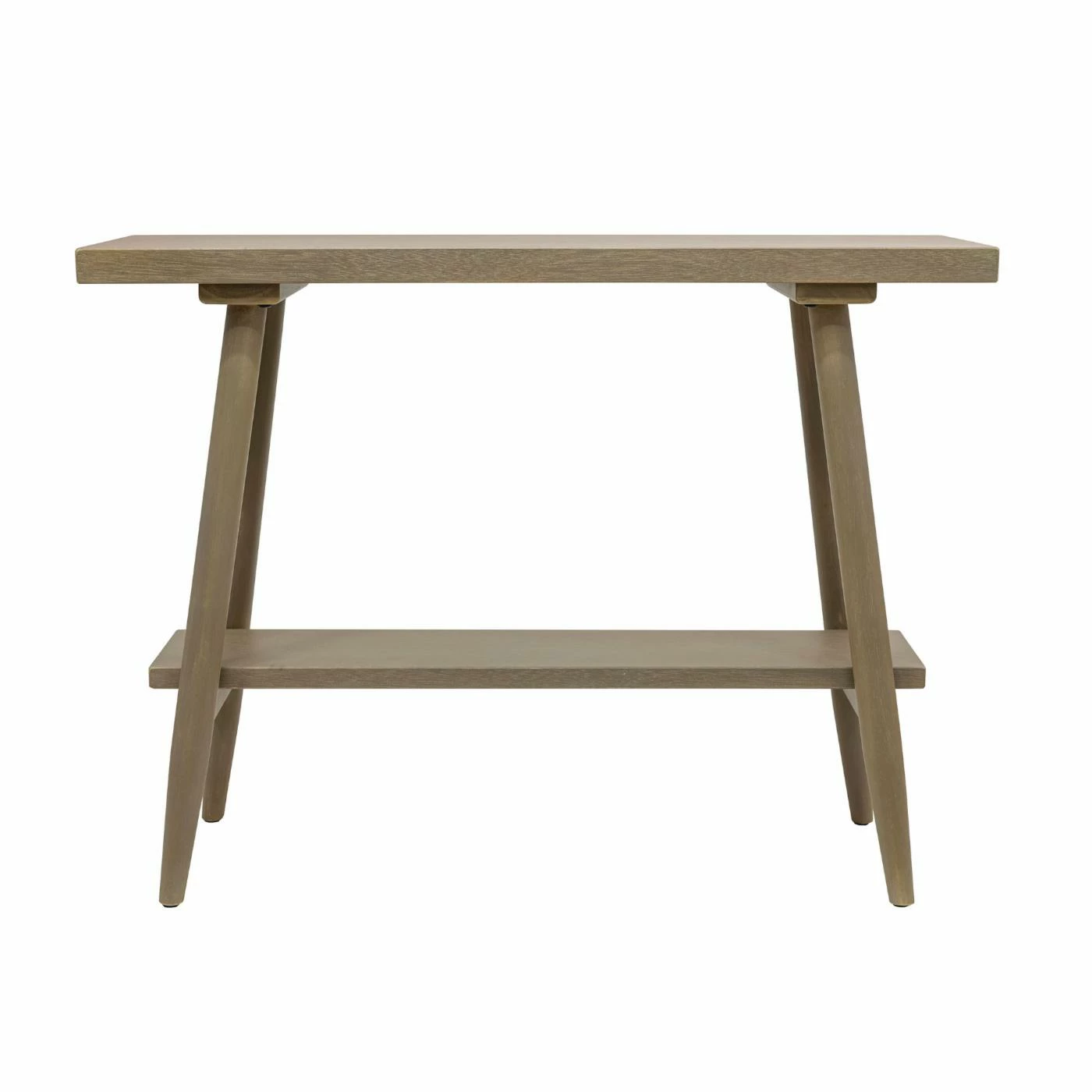 Promo 👏 Wood East At Main Eddard Splay Leg Console Table - Grey 🛒 2 Promo 👏 Wood East At Main Eddard Splay Leg Console Table - Grey 🛒 - Image 2
