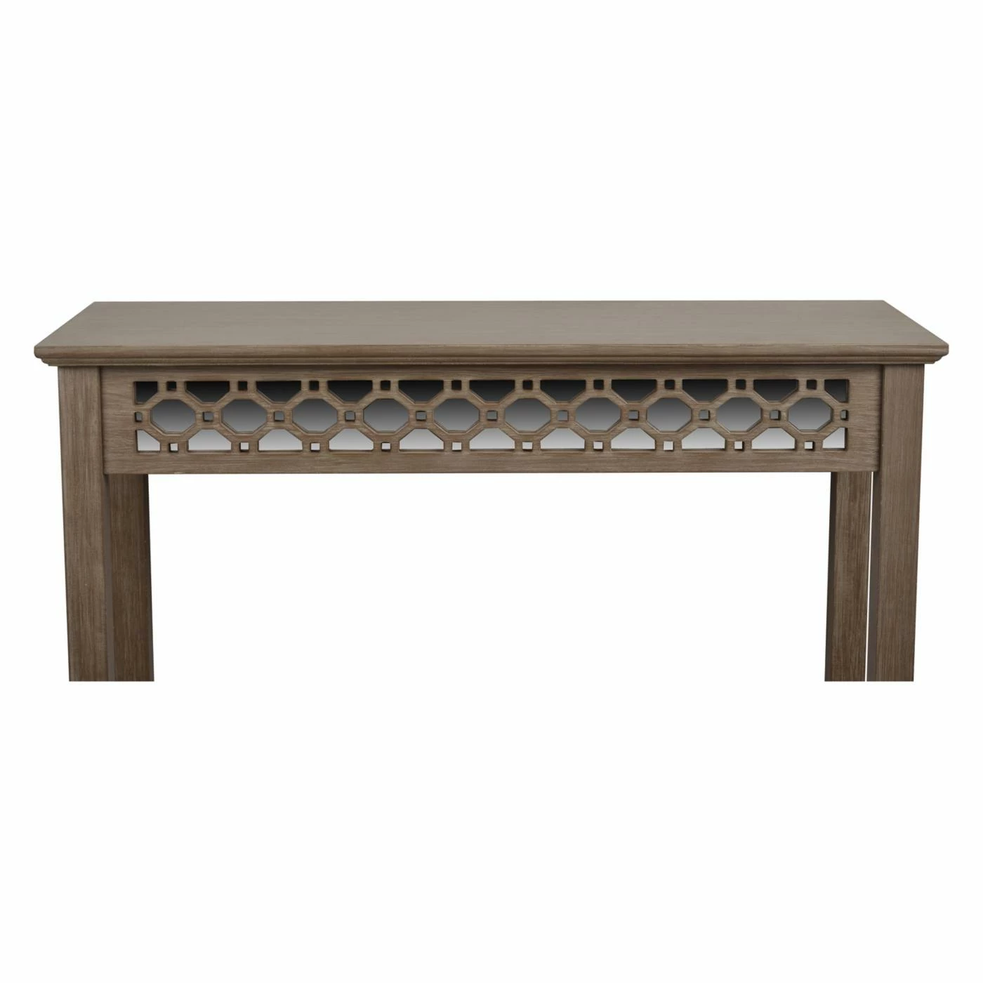 Best Pirce π€© Wood Decor Therapy Mirrored Console Table π - Image 3