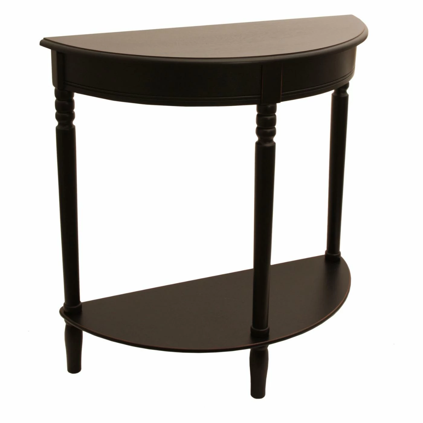 Flash Sale π Wood Decor Therapy Eased Edge Half Round Table π― - Image 3