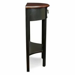 Coupon ⌛ Wood Leick Home Slate Demilune Hall Stand 🛒 -Convenience Concepts Shop detailLEI356