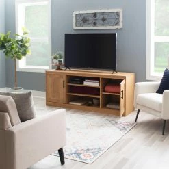 Outlet ✔️ Wood Linon Vincent 2-Door Console Table - Matte Maple ❤️ 9 Outlet ✔️ Wood Linon Vincent 2-Door Console Table - Matte Maple ❤️ -Convenience Concepts Shop detailLHD2509