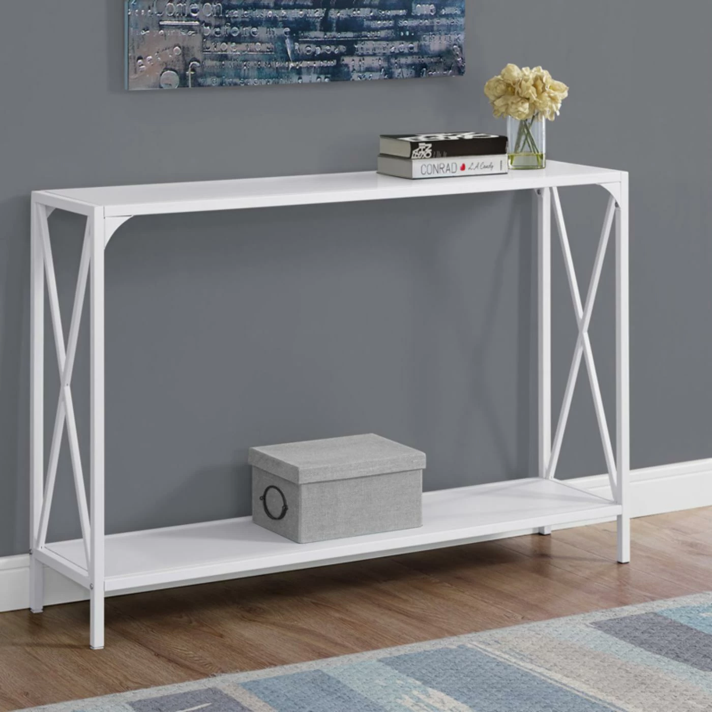 Top 10 β¨ Metal Monarch Specialties Rectangular Cross Leg Console Table π - Image 3