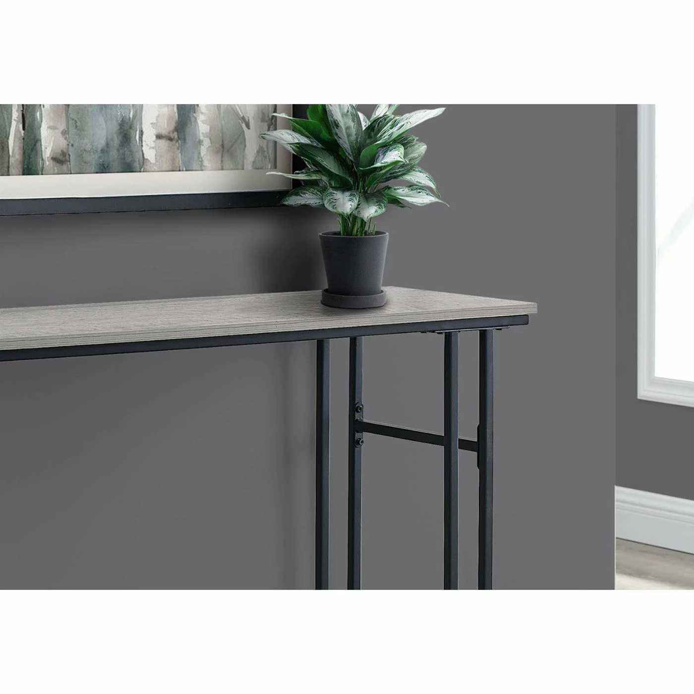 Best deal π Metal Monarch Specialties Modern Shelved Console Table π - Image 3