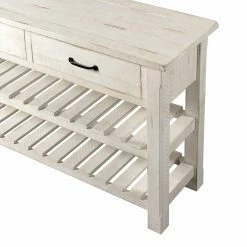 Flash Sale 🤩 Martin Svensson Home Barn Door Solid Wood 50 In. Sofa Console Table 😀 -Convenience Concepts Shop detailSBF338