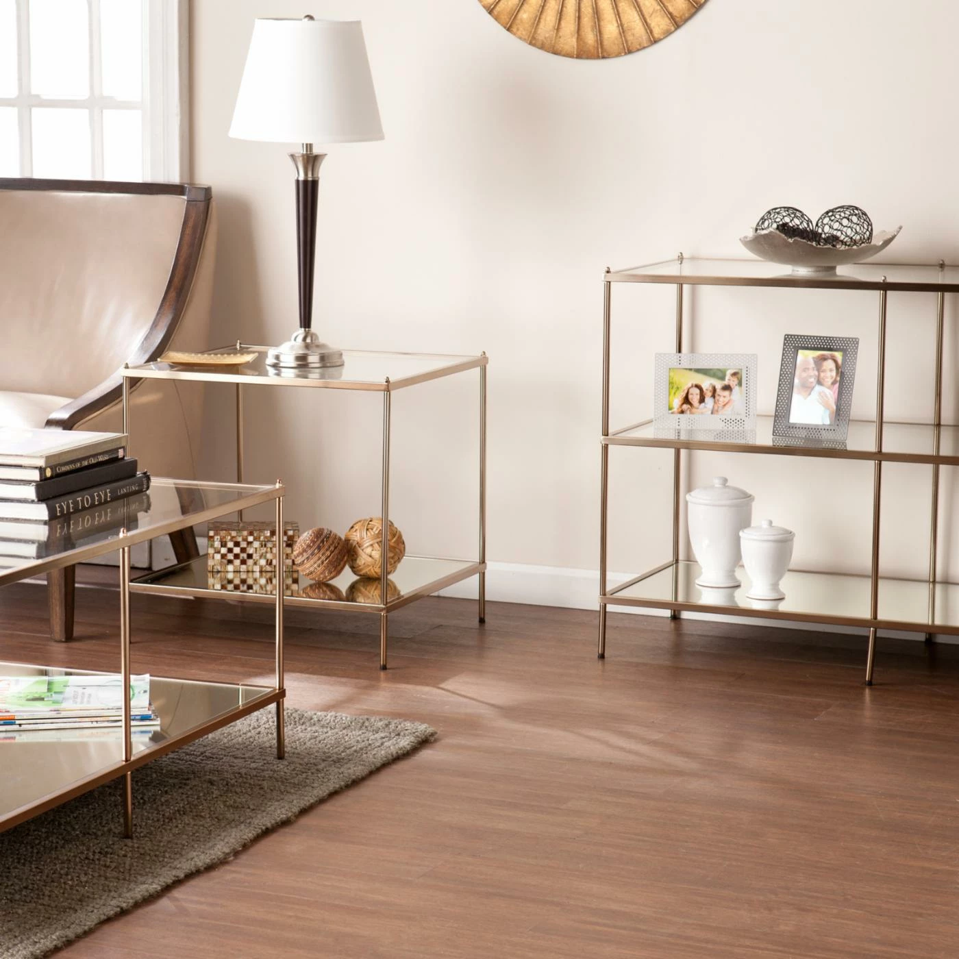 Cheap ๐งจ Metal Southern Enterprises Knox Console Table ๐ - Image 3