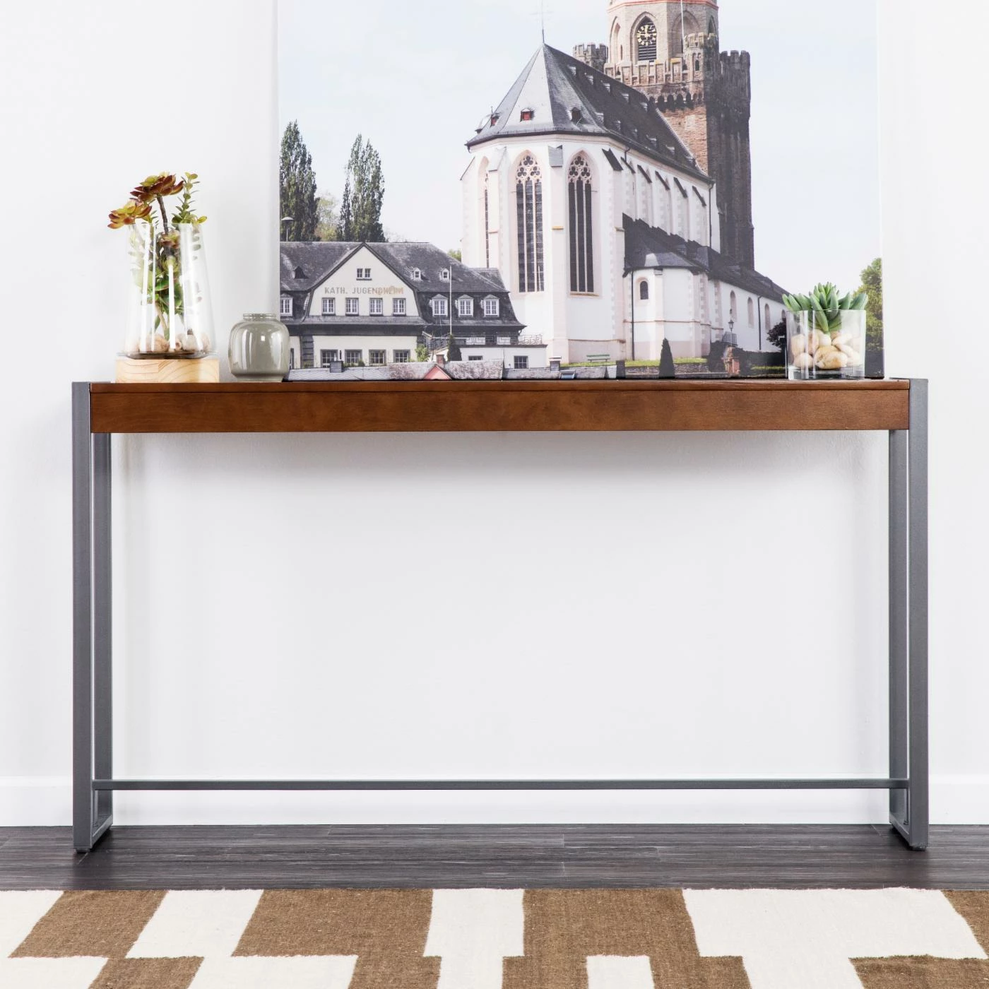Deals ๐ Metal Southern Enterprises Macen Console Table ๐ - Image 3