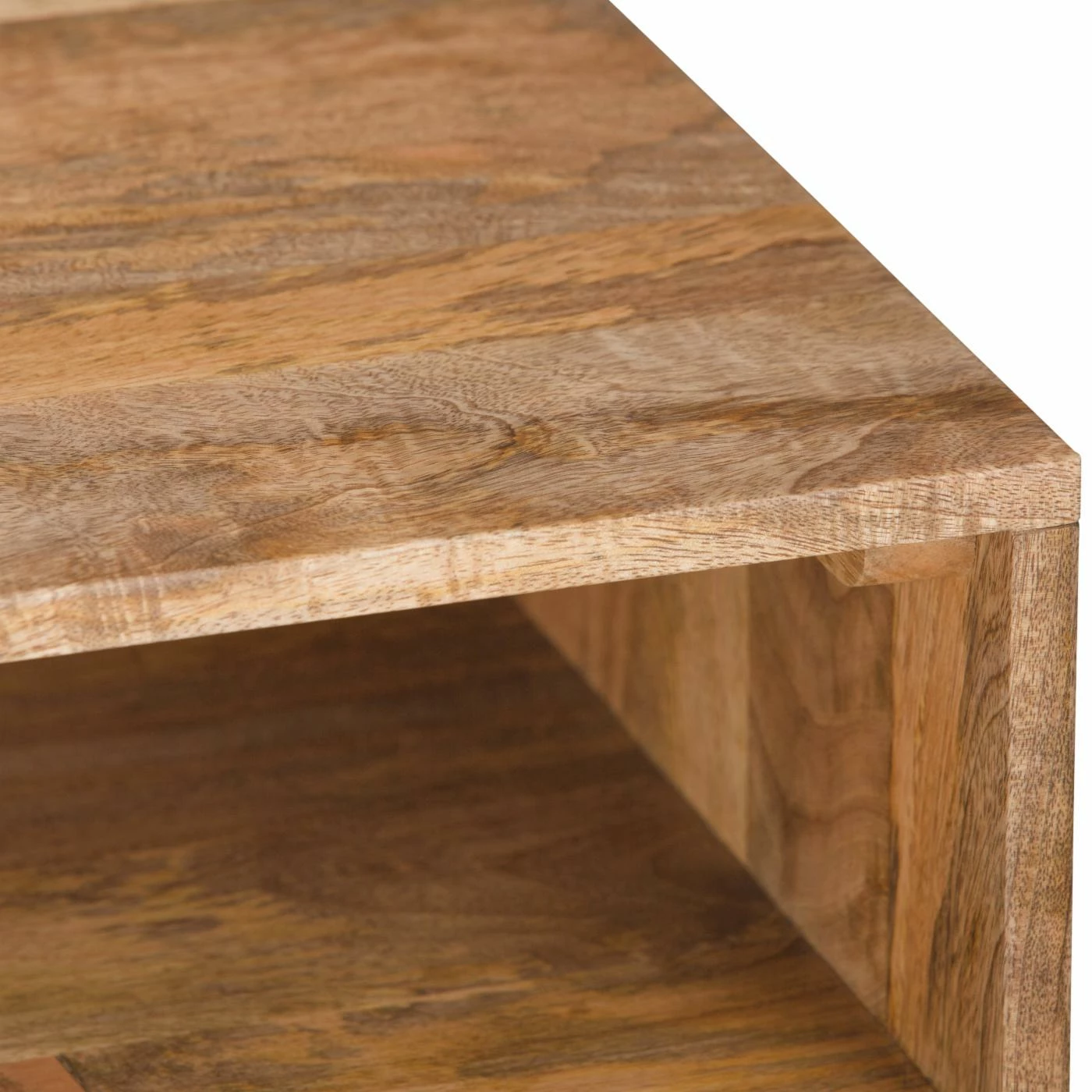 Cheapest π HN Home Paxton Mid-Century Modern Natural Mango Wood And Metal Console Table π€© - Image 3