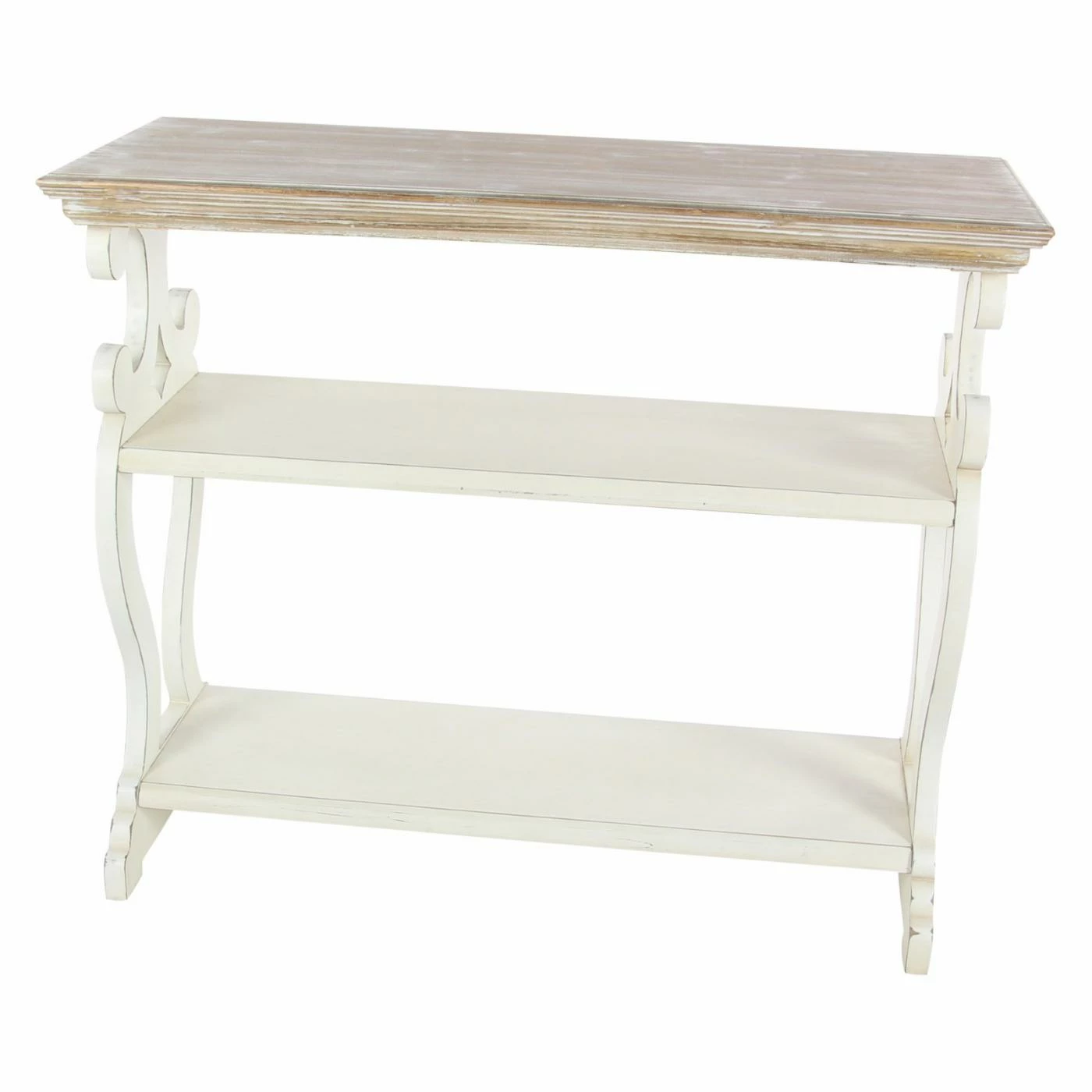 Top 10 π₯ DecMode Wood Decorative Console Table - White π - Image 3