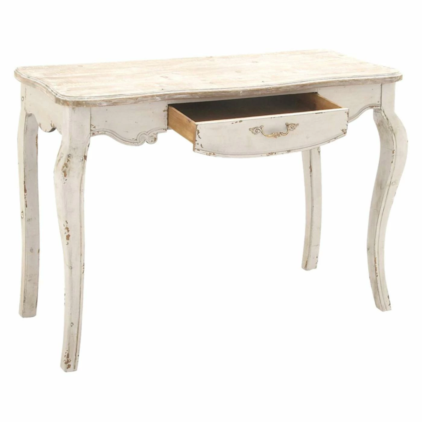 Wholesale π DecMode Wood Console Table - White β - Image 3