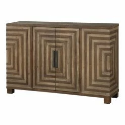 Budget 🔥 Wood Uttermost Layton Geometric Console Cabinet ✨ 9 Budget 🔥 Wood Uttermost Layton Geometric Console Cabinet ✨ -Convenience Concepts Shop detailUMC8254