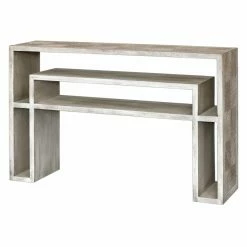 Coupon 🌟 Wood Uttermost Genara Carved Console Table ✔️ -Convenience Concepts Shop detailUMC8980