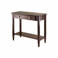 Buy ✨ Wood Winsome Richmond Console Hall Table Tapered Leg 🧨 -Convenience Concepts Shop detailWI566